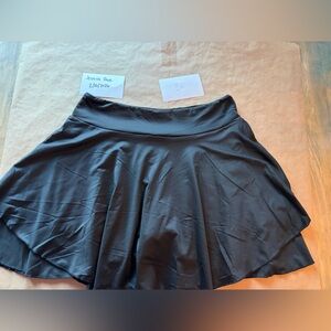 Elegant Black Women's Skirt with shorts